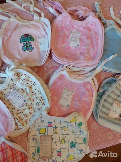 Фартук слюнявчики новые разные