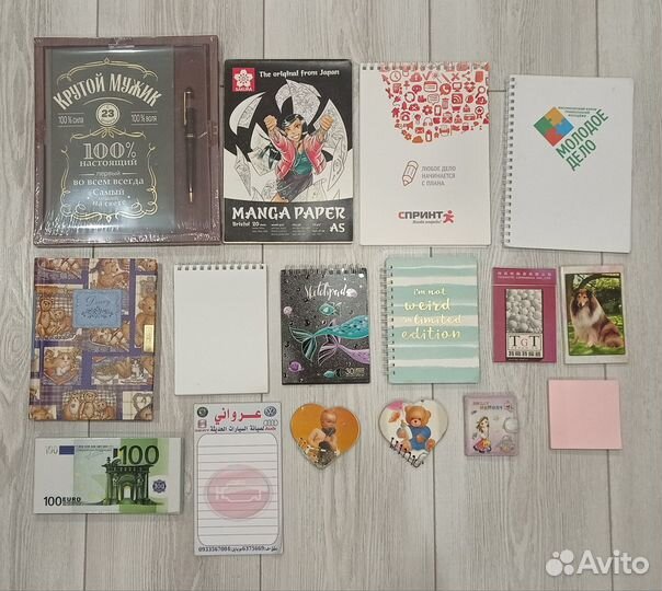 Блокноты, скетчбуки, дневники (см.описание)