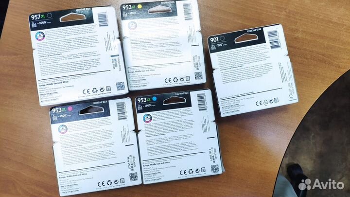 Картриджи струйные новые оригинал HP