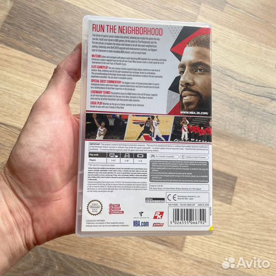 Игра NBA 2K18 для Nintendo Switch