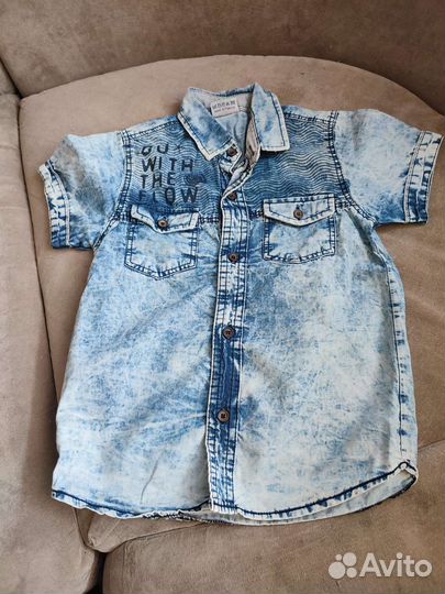 Рубашки пакетом на мальчика 110