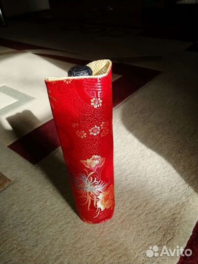 Праздничный Шелковый футляр для бутылки новый Кита