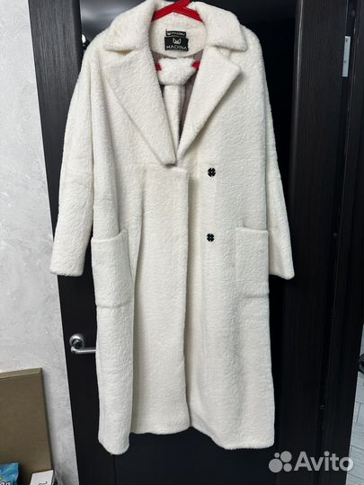 Искусственная шуба белая