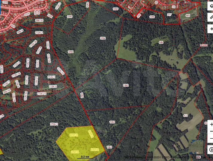 Участок 25 га (СНТ, ДНП)