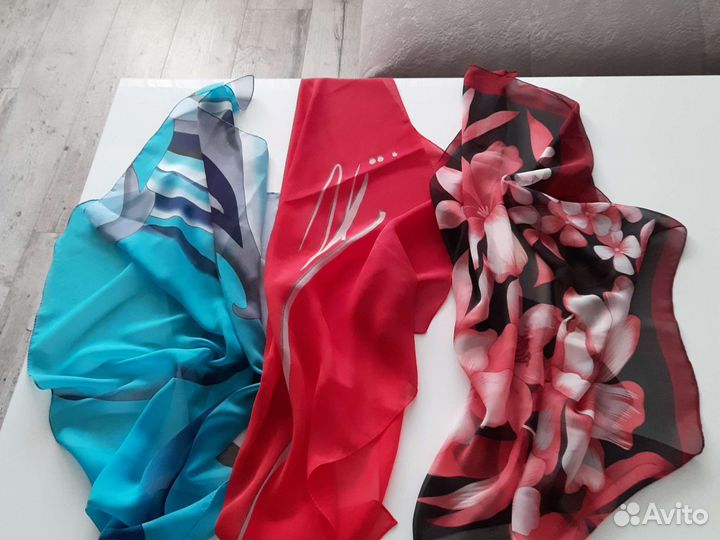 Шелковый платок, листай фото