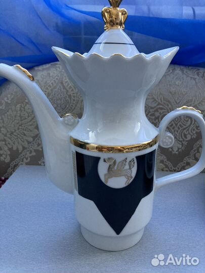 Набор кофейный на 6 персон Золотой пегас