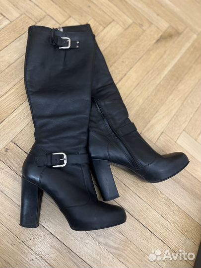 Сапоги женские натуральная кожа 37