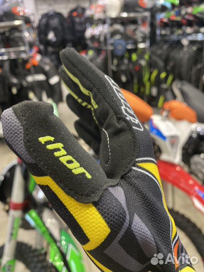 Кроссовые перчатки thor T01/Rockstar