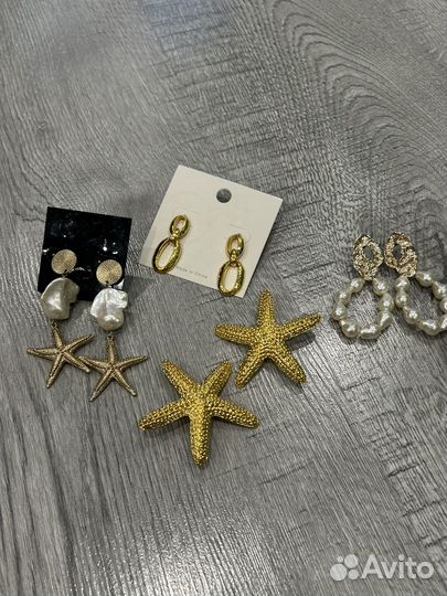Серьги mango zara