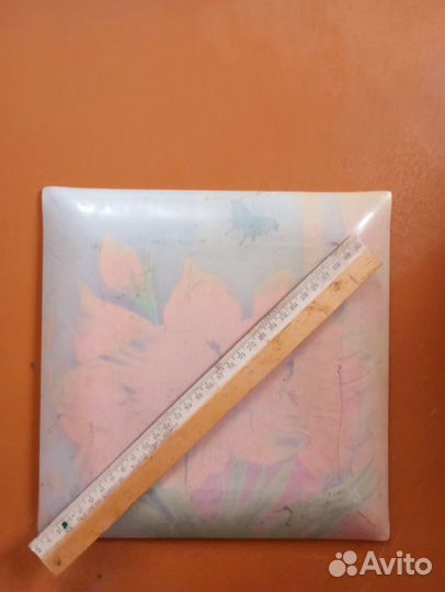 Тарелка квадратная, стекло