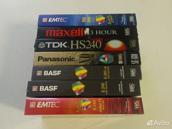 Видеокассеты запечатанные