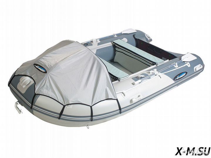 Лодка gladiator D470AL(серо-белая)