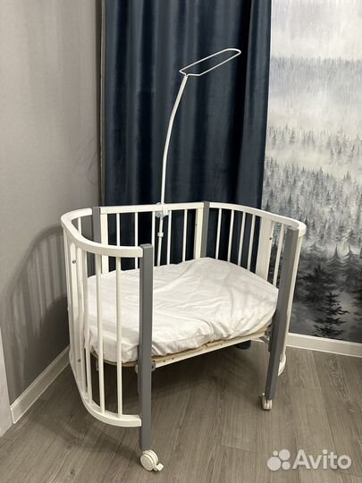 Кроватка детская овальная SooHooKids