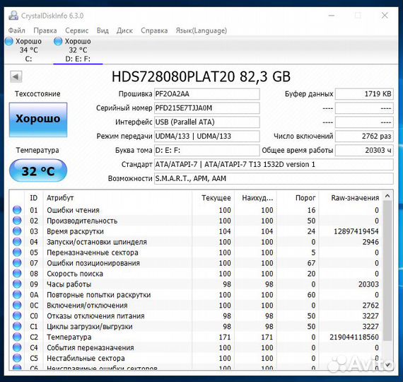 Жесткие диски IDE 3,5