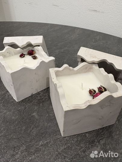 Ароматическая свеча ручной работы