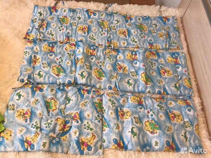 Бортики в кроватку новые