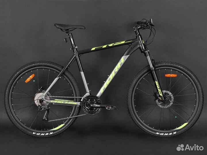 Велосипед horh forest FHD 7.25 27.5 (2022) Gray-Bl