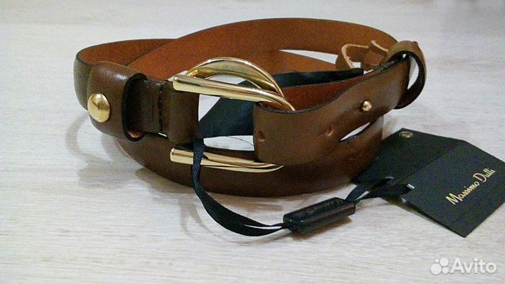 Ремень женский Massimo Dutti (кожа) новый