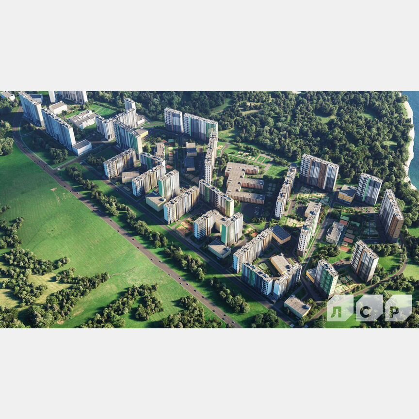 2-к. квартира, 53,9 м², 2/21 эт.