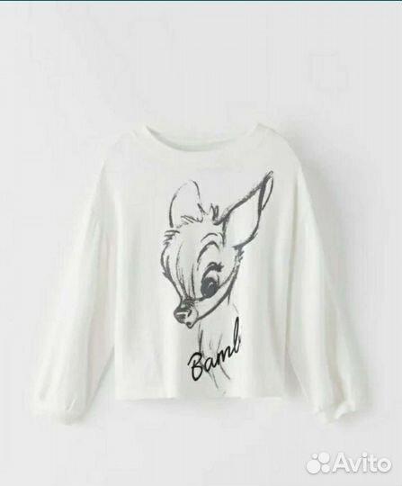 Свитшот Zara для девочки, новый