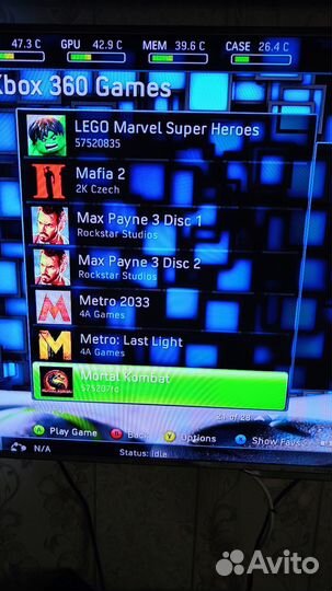 Xbox 360s 320gb 50 игр