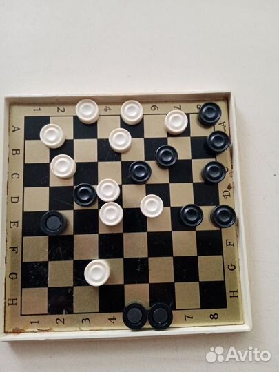 Шашки магнитные миниатюрные СССР