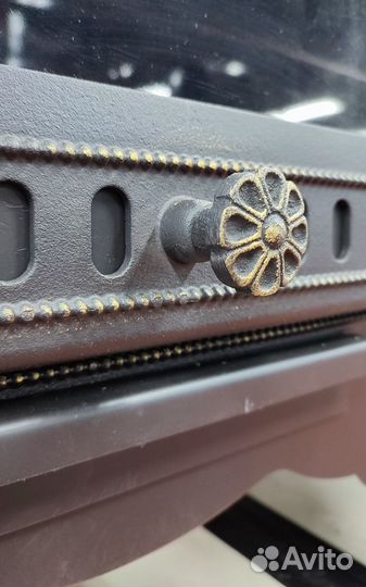 Везувий В8 отопительная печь буржуйка со стеклом