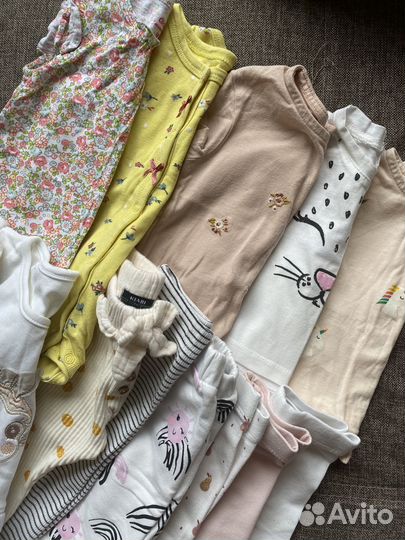 Летние Вещи для девочки kiabi, crockid 62-68
