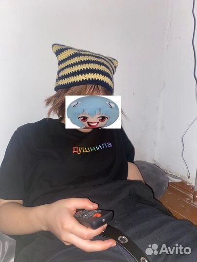 Шапка-кошка y2k