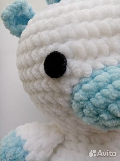 Вязаная коровка Мурка. Ручная работа