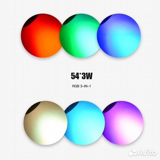 Прожектор смены цвета RGB Big Dipper LPC015