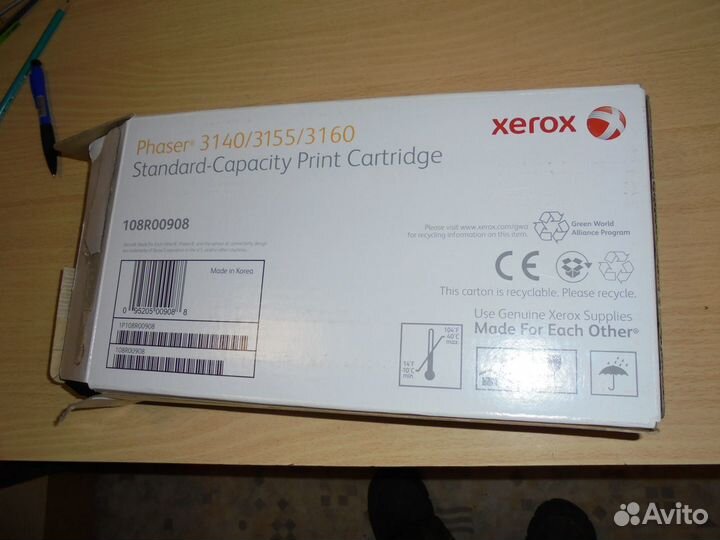 Картридж 108R00908 для принтера xerox оригинальный