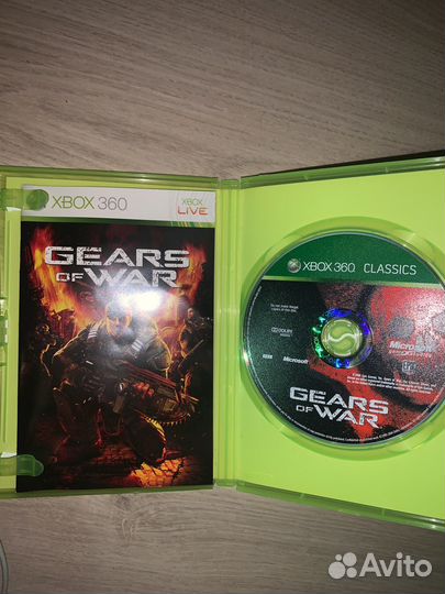 Gears of war Xbox 360 диск