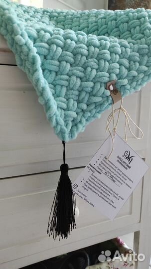 Мятный плед