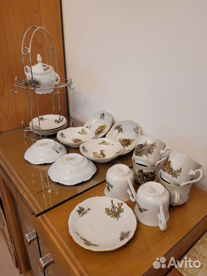 Чешский фарфор чайный набор