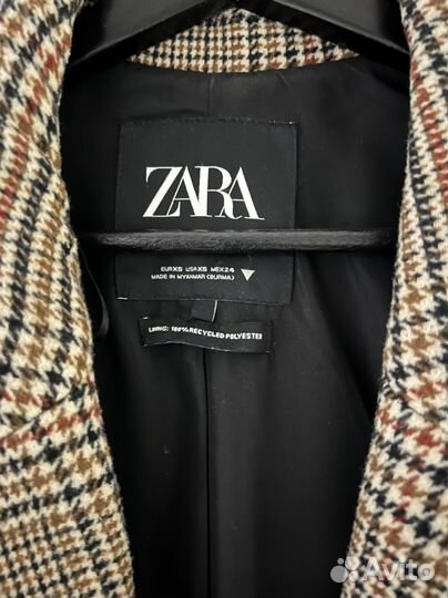 Пальто женское zara xs s