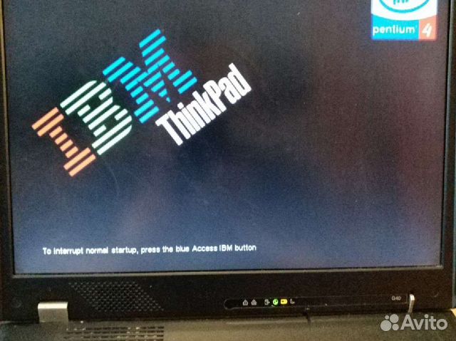 Ноутбук IBM thinkpad G40