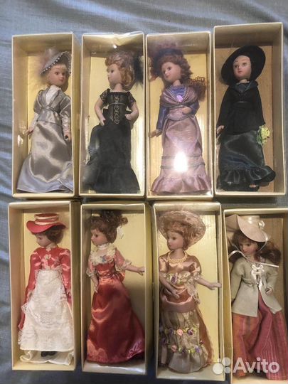 Фарфоровые куклы дамы эпохи