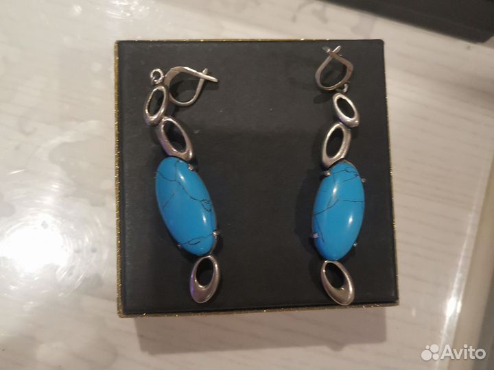 Серьги и подвеска