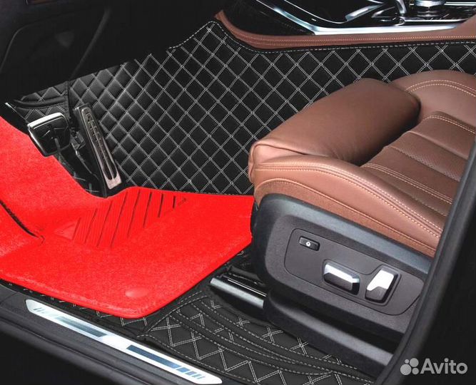 3D Коврики Mercedes S E Класс из Экокожи