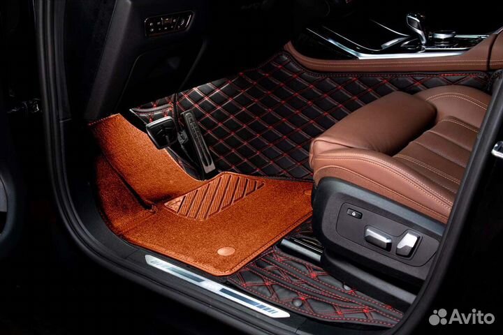 3D Коврики Infiniti QX50 Салон Багажник Экокожа