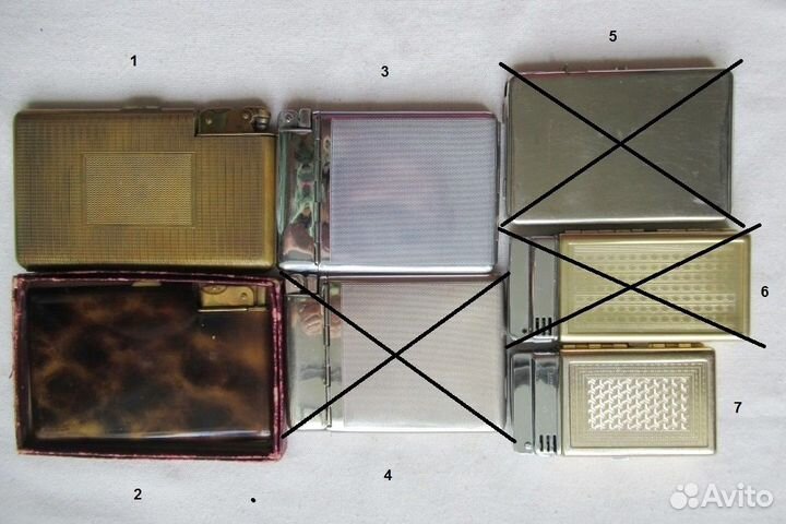 Портсигары с зажигалками коллекционные