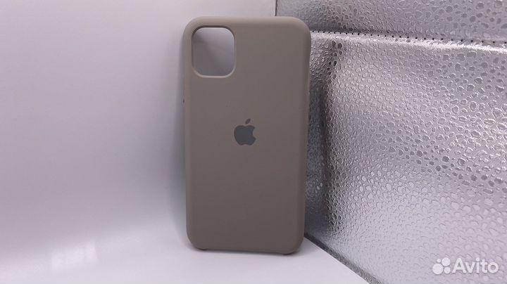 Чехол на iPhone 11 Silicon Case Pebble