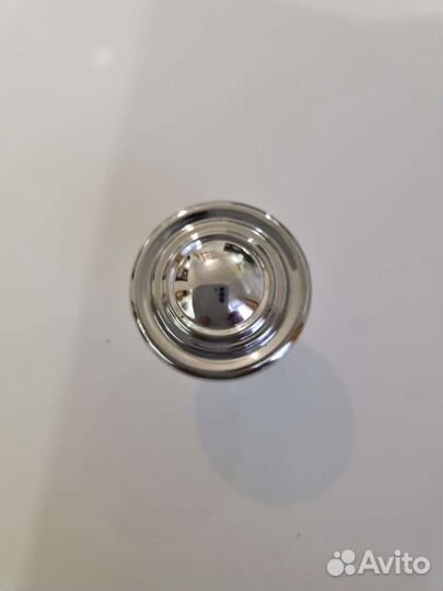 Ручка кнопка глянцевый хром 12 штук, новые