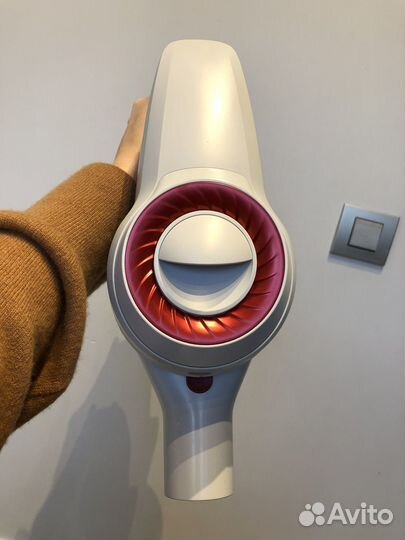 Пылесос Jimmy JV51, белый/красный