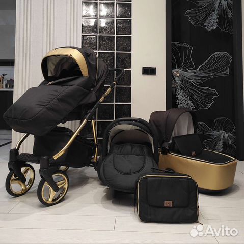 Коляска adamex 3 в 1 экокожа