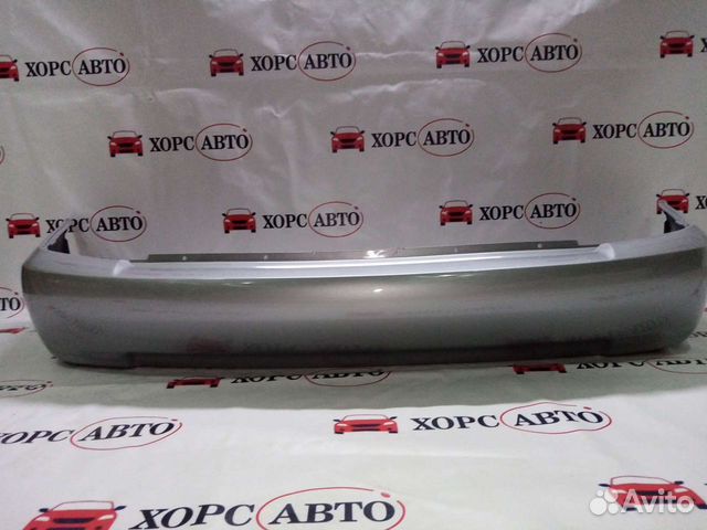 Бампер задний hyundai accent (Тагаз) Серебристый