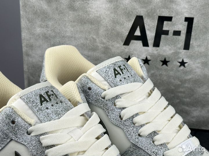 Кроссовки Nike Air Force Low Beige Army Green