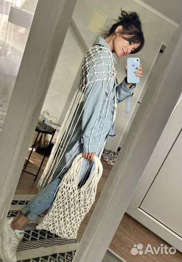 Платок / Накидка макраме / Сетка / Шаль