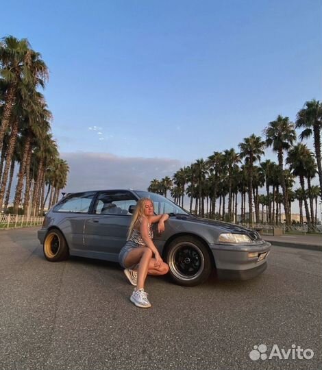 Накладки на пороги Honda Civic 4 1987-1996